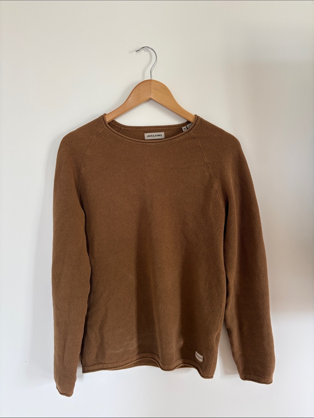 Jack & Jones Honey Brown Crewneck Sweater